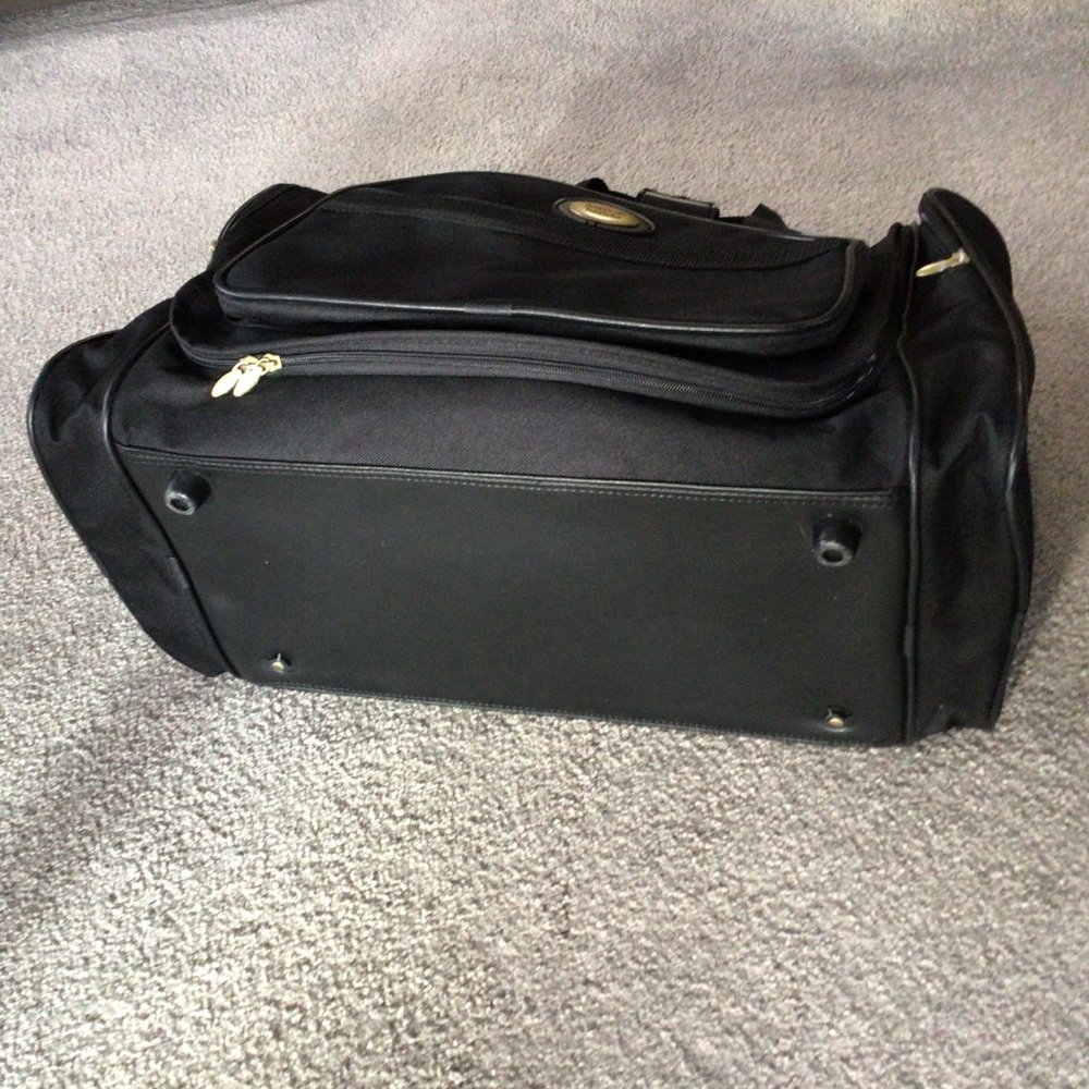 American Tourister - Black Canvas Travel Bag - Picture 3 of 15